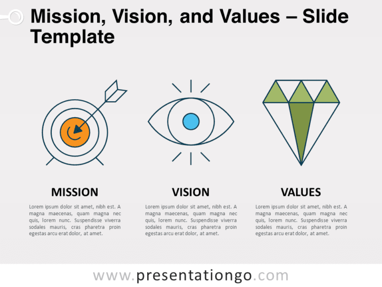 Mission, Vision, and Values for PowerPoint