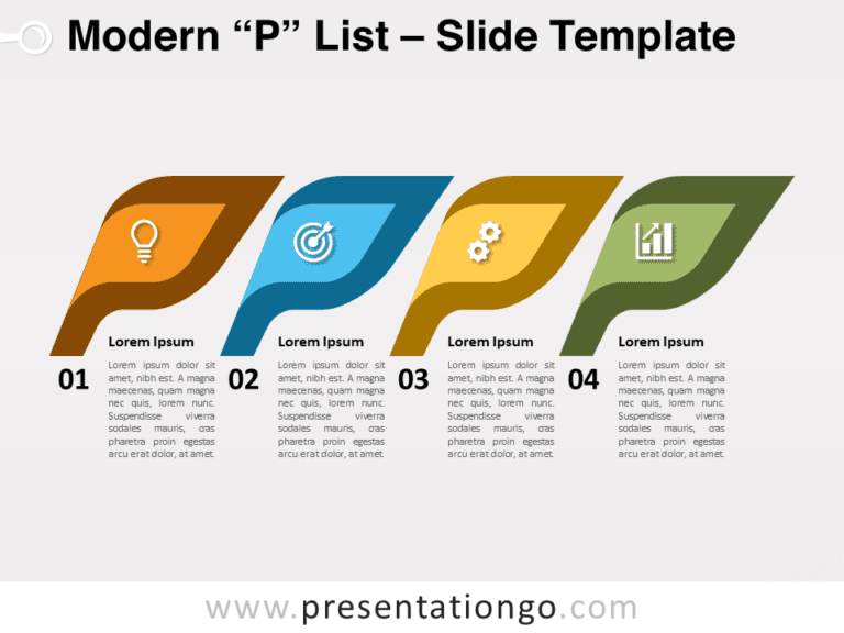 Modern P-List for PowerPoint and Google Slides