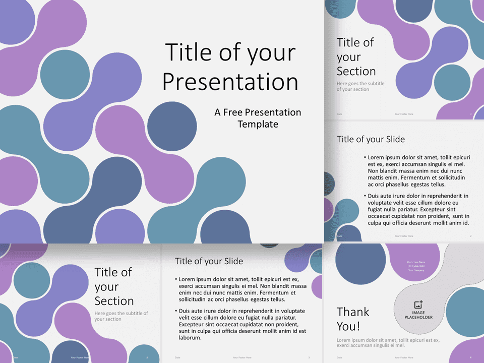 Molecules Template for PowerPoint