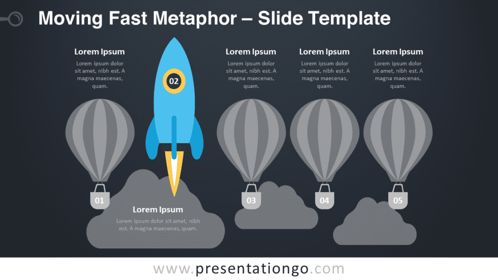 Free Moving Fast Metaphor Graphics for PowerPoint and Google Slides