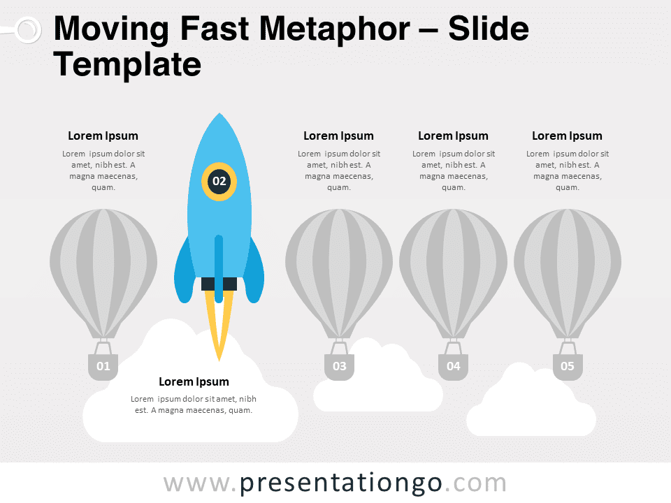 Free Moving Fast Metaphor for PowerPoint