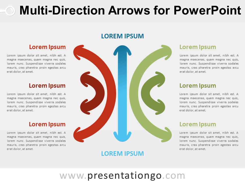 Free Multi-Direction Arrows for PowerPoint