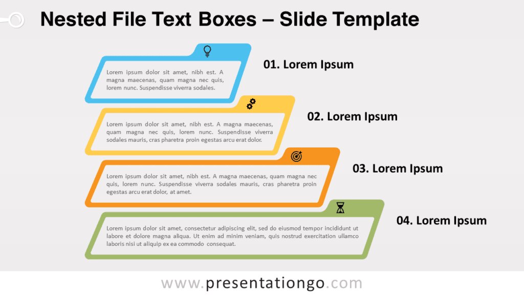 Free Nested File Text Boxes for PowerPoint and Google Slides
