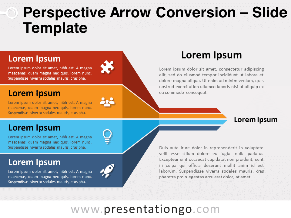 Free Perspective Arrow Conversion for PowerPoint