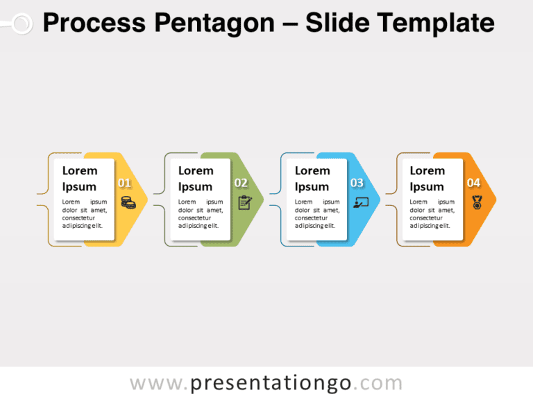 Free Process Pentagon for PowerPoint