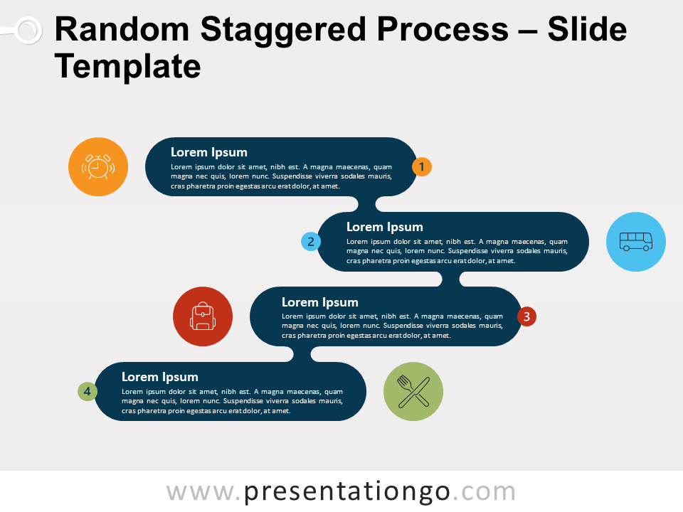 Free Random Staggered Process for PowerPoint