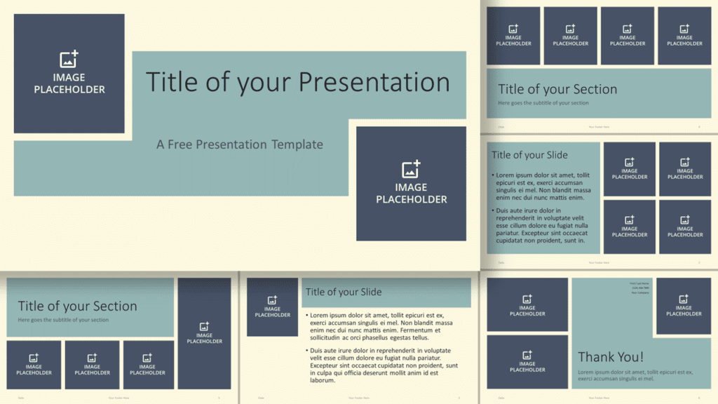 Free Rectangular Harmony Template for Google Slides and PowerPoint