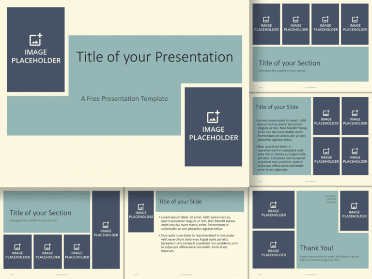 Free Rectangular Harmony Template for PowerPoint and Google Slides