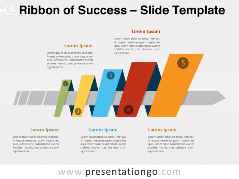 Free Ribbon of Success for PowerPoint