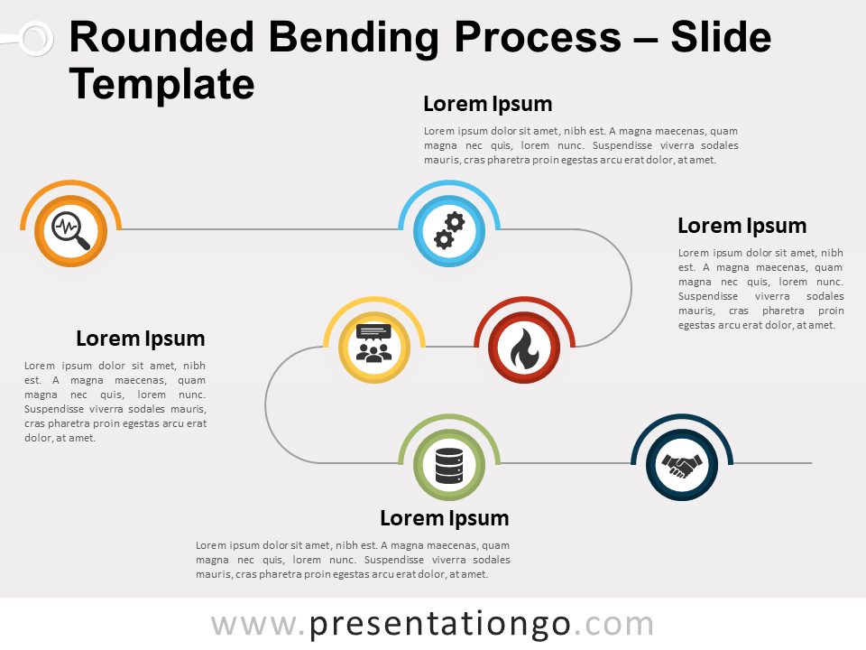 Free Rounded Bending Process for PowerPoint