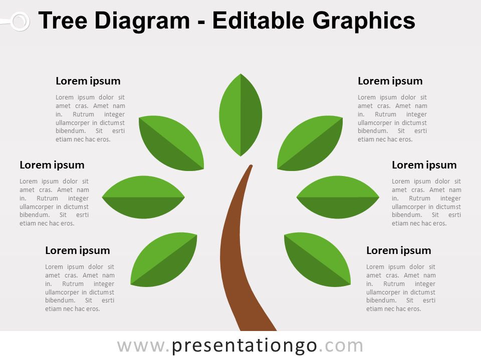 Free Simple Tree PowerPoint Diagram