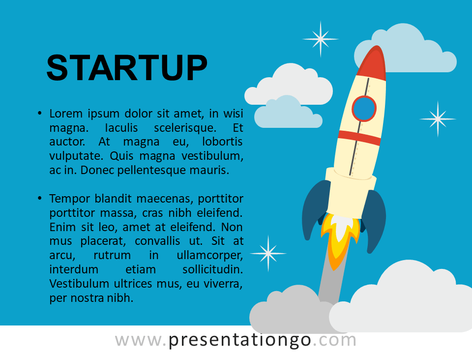 Free Startup - Metaphor Template Slide