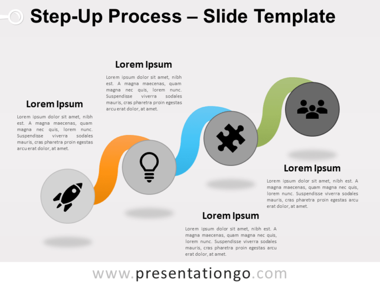 Free Step-Up Process for PowerPoint