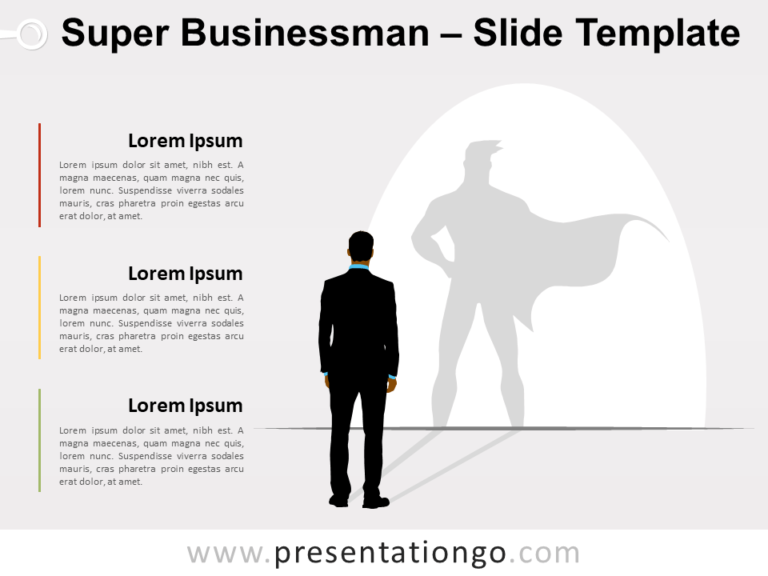 Free Super Businessman for PowerPoint