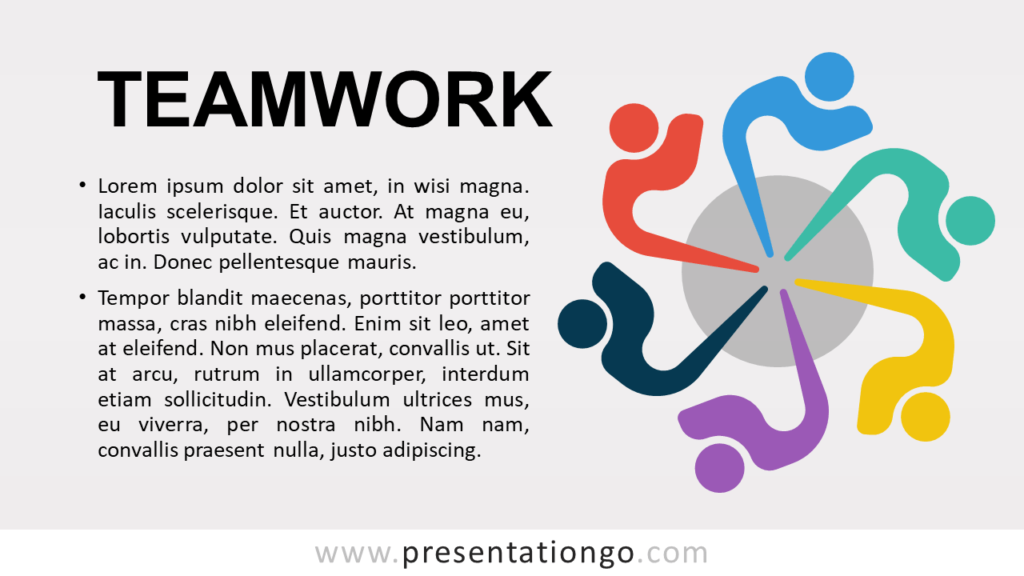 Free Teamwork - Concept for PowerPoint and Google Slides