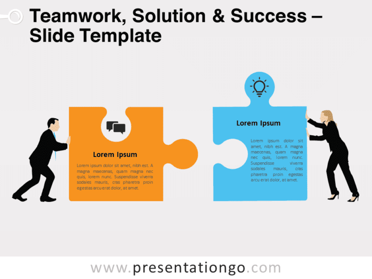 Free Teamwork Solution & Success for PowerPoint