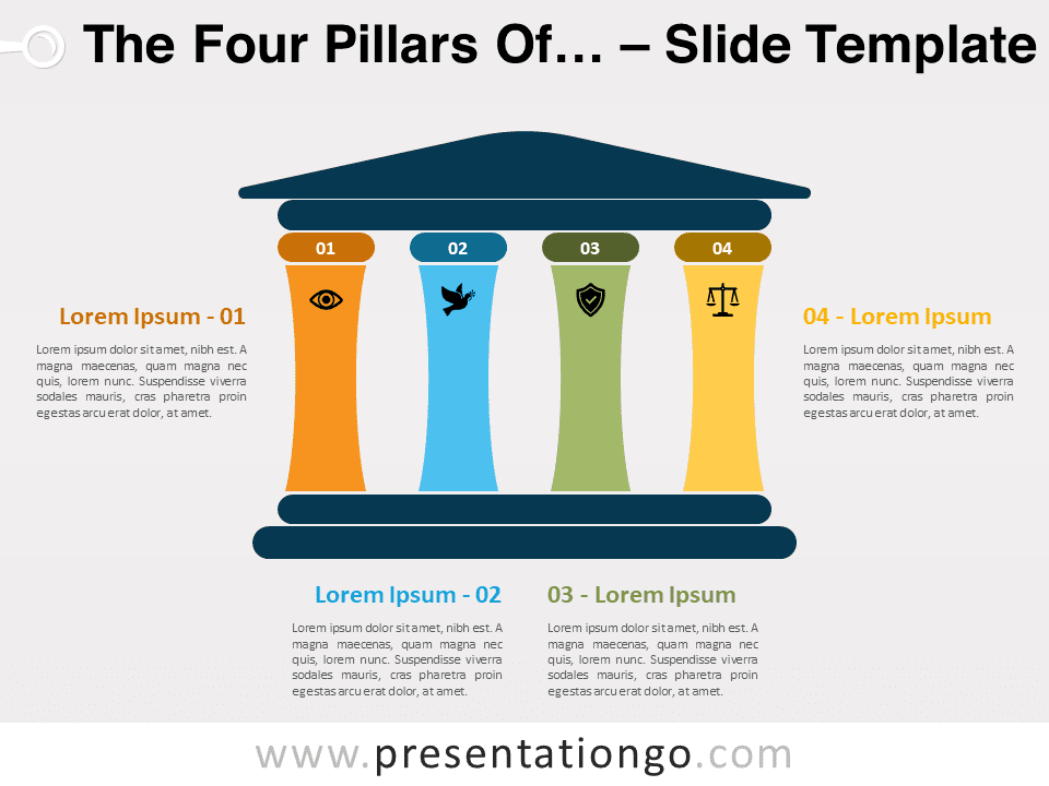 Free The Four Pillars Of... for PowerPoint