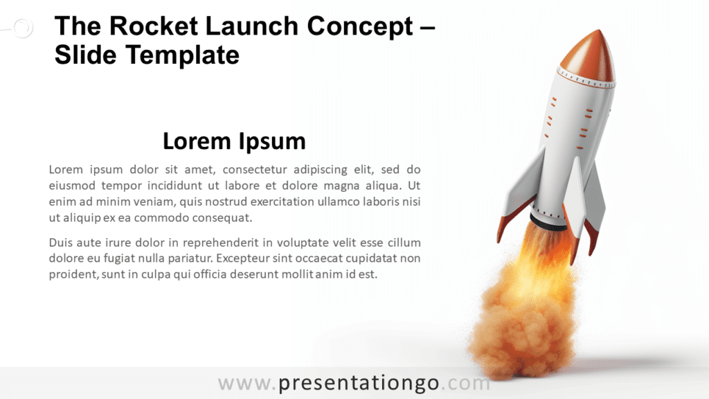 Free The Rocket Launch Concept for PowerPoint and Google Slides