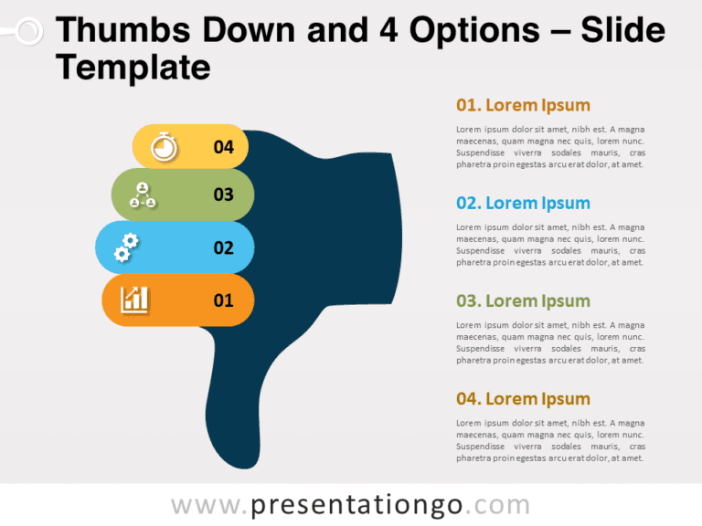 Free Thumbs Down and 4 Options for PowerPoint