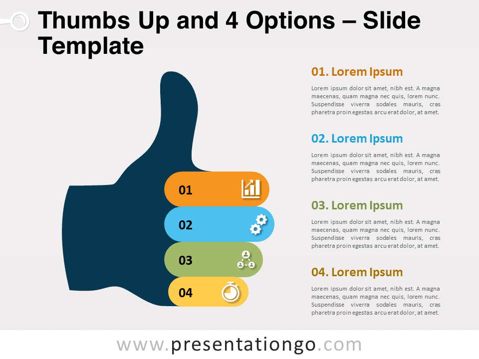Free Thumbs Up and 4 Options for PowerPoint