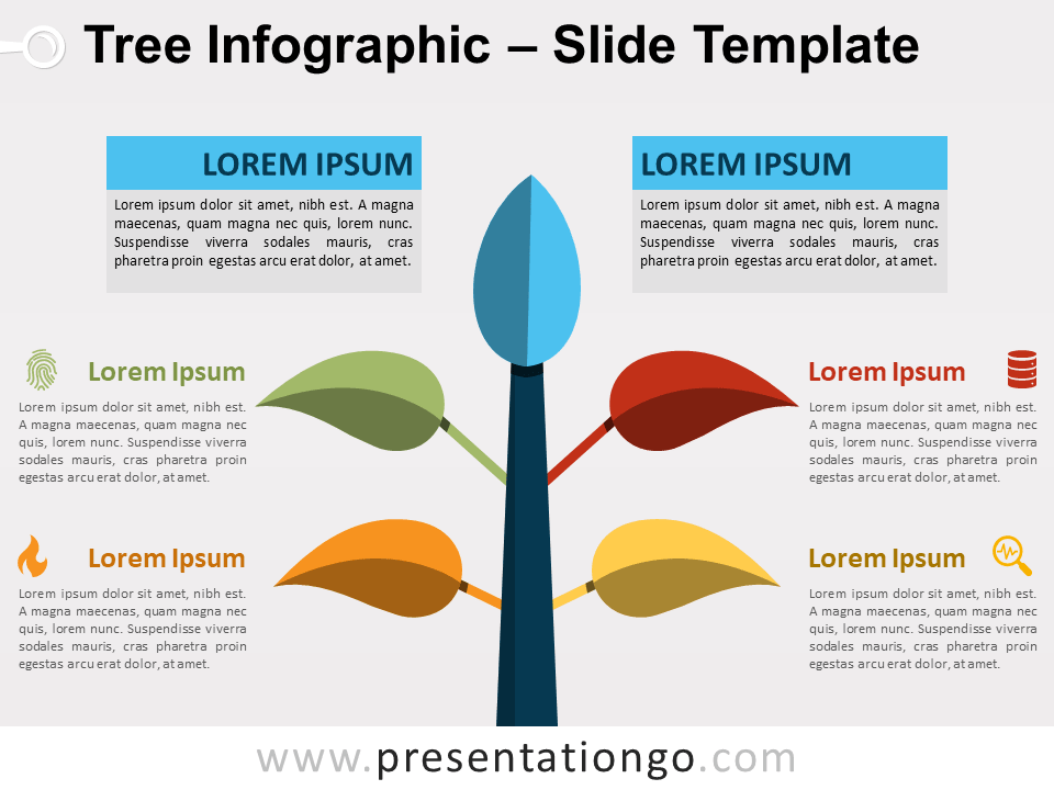 Free Tree Infographic for PowerPoint