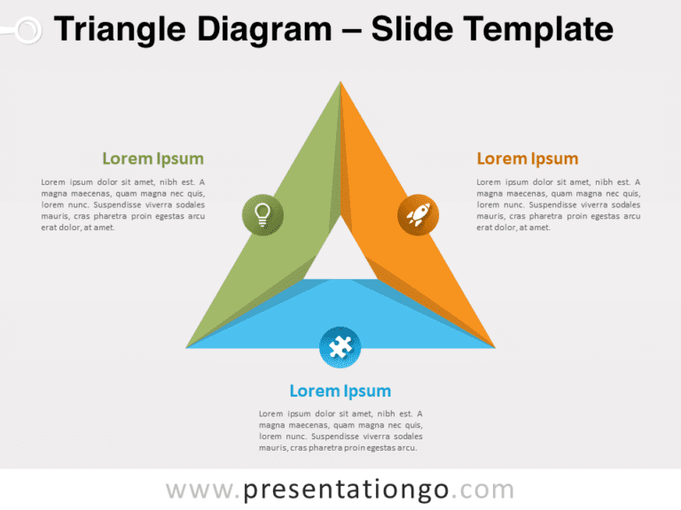 Free Triangle Diagram for PowerPoint