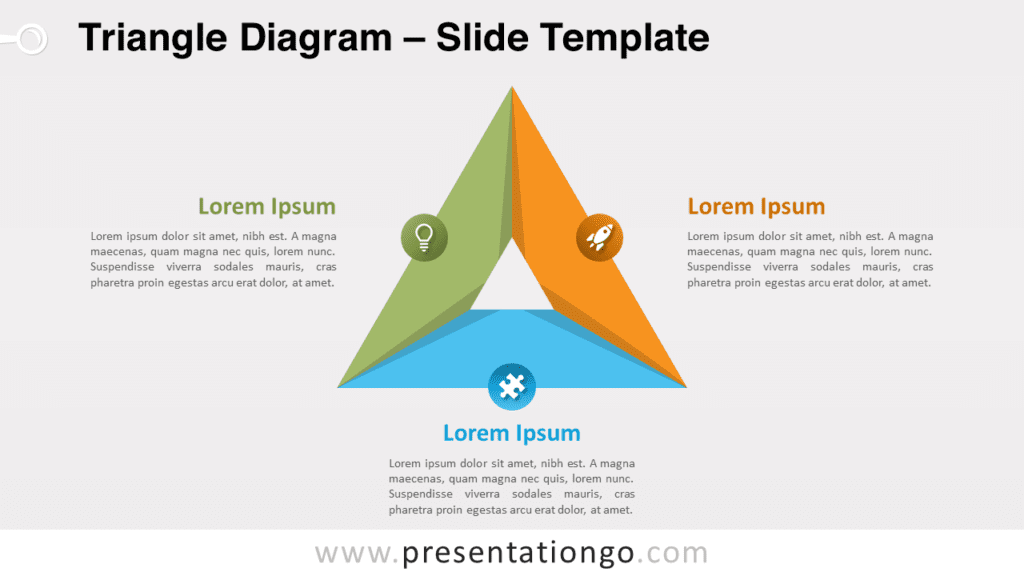 Free Triangle Diagram for PowerPoint and Google Slides