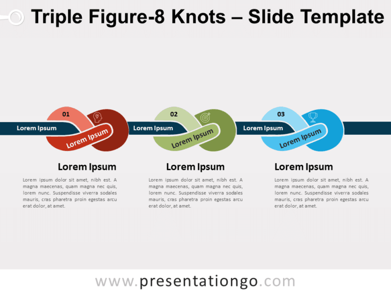 Free Triple Figure-8 Knots for PowerPoint
