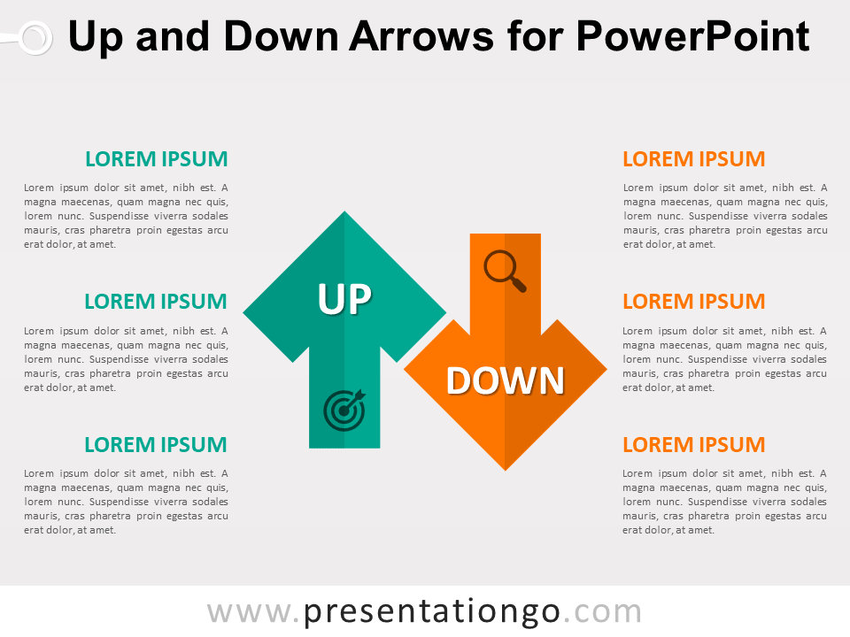 Free Up and Down Arrows for PowerPoint