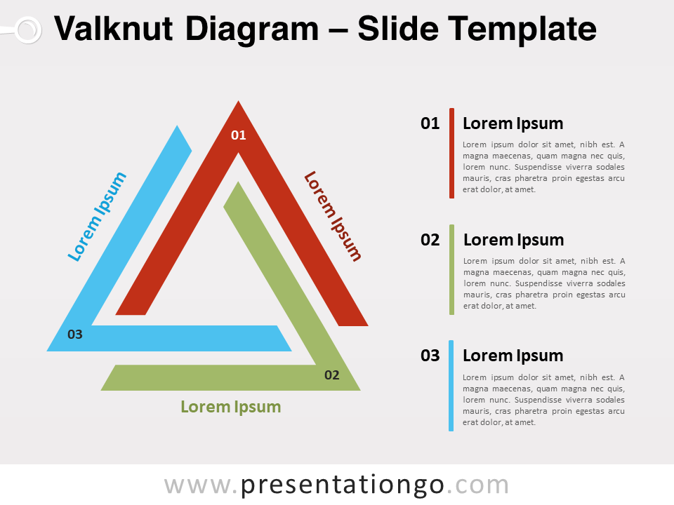Free Valknut Diagram for PowerPoint