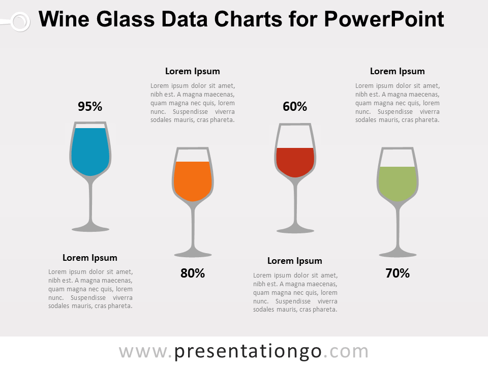 Free Wine Glass Charts for PowerPoint