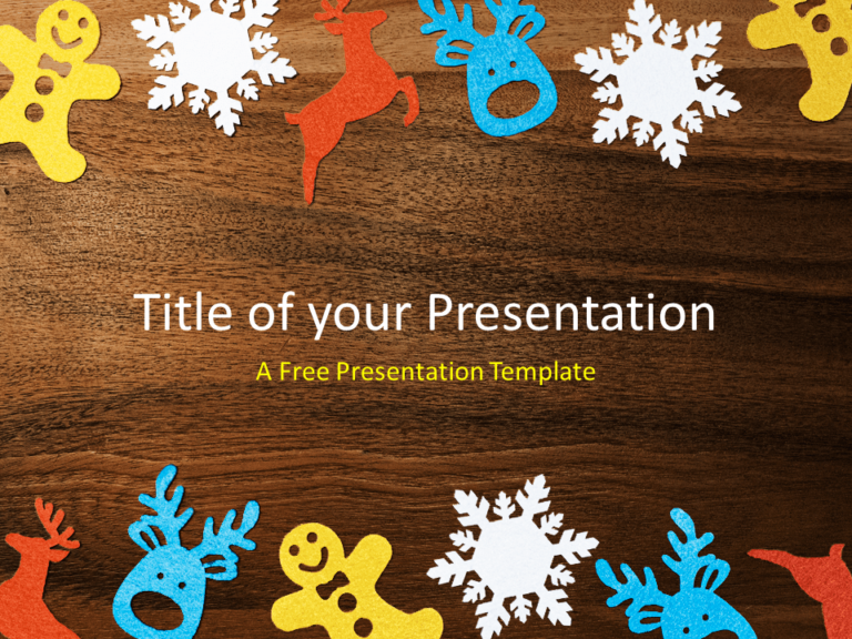 Free Winter Ornaments Template for PowerPoint
